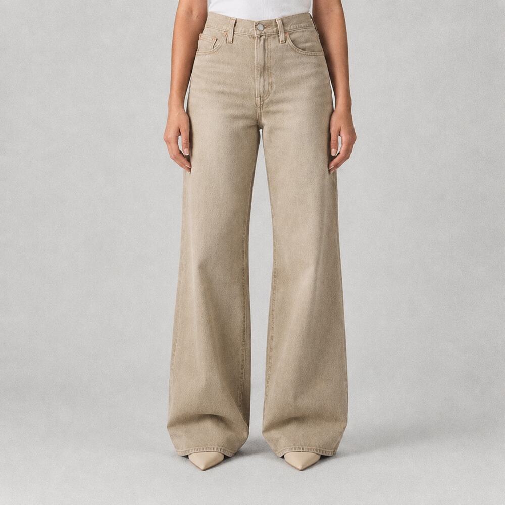 Levi's Ribcage Wide Leg Jeans Womens W32 L32 Denim Ultra High Waist 70s
